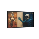 54 Mondays™ Project | Out of Orbit Out of Reach – Beverly Hills Edition | Cosmic Noir Wall Art | Limited Gold Max Fuega™ Signature | FSC-Certified Framed Matte Canvas