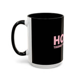 Hopeful Pink Ribbon Coffee Mug - Inspiration Gift for Cancer Survivors, Encouragement Cup, Supportive Breast Cancer Awareness