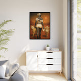 54 Mondays™ Project | Return To Nowhere – Beverly Hills Edition | Cosmic Noir Wall Art | Limited Gold Max Fuega™ Signature | FSC-Certified Framed Matte Canvas