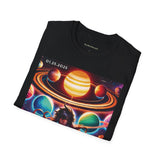 54 Mondays Project™ | @MaxGardenGalax | @BuyMartianHome Planetary Parade 01.25.25 Unisex Softstyle T-Shirt | Leo