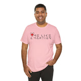 Love Me Like a Martian™ T-Shirt – Unisex Jersey Graphic Tee | Logic & Love Collection