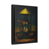 54 Mondays™ Project | False Calm Fiale – Beverly Hills Edition | Cosmic Noir Wall Art | Limited Gold Max Fuega™ Signature | FSC-Certified Framed Matte Canvas