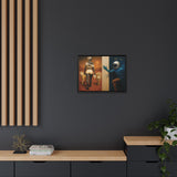 54 Mondays™ Project | Out of Orbit Out of Reach – Beverly Hills Edition | Cosmic Noir Wall Art | Limited Gold Max Fuega™ Signature | FSC-Certified Framed Matte Canvas