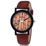 Mens Quality Fashion Wooden Watch | Wood Color Korean Velvet + Drill Band |Quartz Movement | Casual All Occasions | Gift For Men
