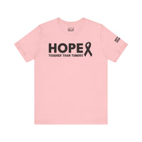 Breast Cancer Awareness T-Shirt – Hope Tougher Than Tumors™ & QUEENS DON’T QUIT™ Unisex Jersey Tee | Inspirational Gift for Survivor, Fighter, or Supporter