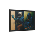 54 Mondays™ Project | Out of Sync Out of Touch – Beverly Hills Edition | Cosmic Noir Wall Art | Limited Gold Max Fuega™ Signature | FSC-Certified Framed Matte Canvas