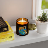 Indigenous Blue Candle – 9oz Coconut Apricot Wax withUp To  20hr Burn | Relaxing Gift for Home, Decor & Self-Care Moments