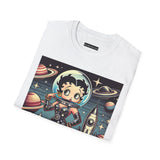 Your Fave Travel Tee | The Saucy Martian™ Retro Bet In Space 001 Unisex Softstyle T-Shirt | Various Colors