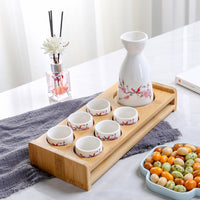 For Wine Lovers | @BuyMartianHome Ancient Style Japanese Ceramic Sake Set | Traditional Single-Cup Spirits Set