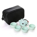 @BuyMartianHome | Ceramic Teapot and Cup Set – INS Style Tea Set with Pot and 2 or 4 Cups | Modern Ceramic Tea Kettle Set with Optional Tea Towel | For Tea Lovers