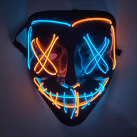 Your Fave Cosplay Merch | @BuyMartian 3-Mode LED Light Up Glow & Go Purge "Stitches" Neon Halloween Mask Costume (3 Options)