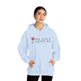 Love Me Like a Martian™ Hoodie – Unisex Heavy Blend Graphic Sweatshirt | Logic & Love Collection