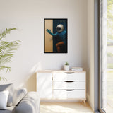 54 Mondays™ Project | Taffy Tidewater – Beverly Hills Edition | AstroHollow Cosmic Noir Wall Art | Limited Gold Max Fuega™ Signature | FSC-Certified Framed Matte Canvas