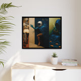 54 Mondays™ Project | Out Sight Out of Mind Out of Love – Beverly Hills Edition | Cosmic Noir Triptych | Limited Gold Max Fuega™ Signature | FSC-Certified Framed Matte Canvas