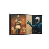 54 Mondays™ Project | Out of Orbit Out of Reach – Beverly Hills Edition | Cosmic Noir Wall Art | Limited Gold Max Fuega™ Signature | FSC-Certified Framed Matte Canvas