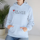 Love Me Like a Martian™ Hoodie – Unisex Heavy Blend Graphic Sweatshirt | Logic & Love Collection