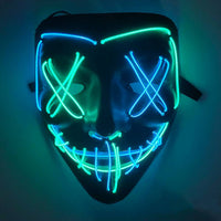 Your Fave Cosplay Merch | @BuyMartian 3-Mode LED Light Up Glow & Go Purge "Stitches" Neon Halloween Mask Costume (3 Options)