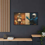 54 Mondays™ Project | Out of Orbit Out of Reach – Beverly Hills Edition | Cosmic Noir Wall Art | Limited Gold Max Fuega™ Signature | FSC-Certified Framed Matte Canvas