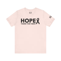 Breast Cancer Awareness T-Shirt – Hope Tougher Than Tumors™ & QUEENS DON’T QUIT™ Unisex Jersey Tee | Inspirational Gift for Survivor, Fighter, or Supporter