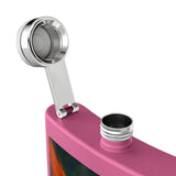 54 Mondays™ Project | Mona Marlowe: The Winged Reckoning – Beverly Hills Edition | Cosmic Noir Fantasy Valkyrie Stainless Steel Flask (6oz)