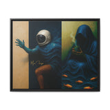 54 Mondays™ Project | Out of Sync Out of Touch – Beverly Hills Edition | Cosmic Noir Wall Art | Limited Gold Max Fuega™ Signature | FSC-Certified Framed Matte Canvas