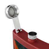 54 Mondays™ Project | Mona Marlowe: The Winged Reckoning – Beverly Hills Edition | Cosmic Noir Fantasy Valkyrie Stainless Steel Flask (6oz)