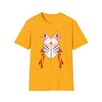 Your Fave Travel Tee | Buy Martian Merch™ AguaFuega White Kitsune Unisex Softstyle T-Shirt | (Inspired By LoveCraft Country)