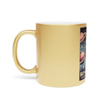 @BuyMartianHome | The Saucy Martian™ Retro Bet In Space 001  Metallic Mug | Silver Or Gold Available