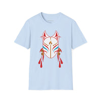 Your Fave Travel Tee | Buy Martian Merch™ AguaFuega White Kitsune Unisex Softstyle T-Shirt | (Inspired By LoveCraft Country)