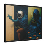 54 Mondays™ Project | Out of Sync Out of Touch – Beverly Hills Edition | Cosmic Noir Wall Art | Limited Gold Max Fuega™ Signature | FSC-Certified Framed Matte Canvas