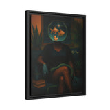 54 Mondays™ Project | Dim Lit Denial Den – Beverly Hills Edition | Cosmic Noir Wall Art | Limited Gold Max Fuega™ Signature | FSC-Certified Framed Matte Canvas