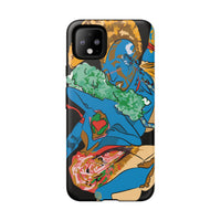 Indigenous Blue Google Pixel Tough Cases – Artistic Protective Covers | Fits Pixel 3 to Pixel 9 Pro | Licensed Design by Quuban Quinterro™