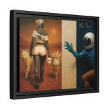 54 Mondays™ Project | Out of Orbit Out of Reach – Beverly Hills Edition | Cosmic Noir Wall Art | Limited Gold Max Fuega™ Signature | FSC-Certified Framed Matte Canvas