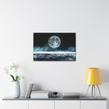 Buy Martian Merch ™ | Space City HTX MJM | Atmospheric Moon Premium Gallery Wrap (Various Sizes)