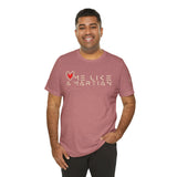 Love Me Like a Martian™ T-Shirt – Unisex Jersey Graphic Tee | Logic & Love Collection