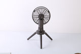 1Pc 10400mah Portable Camping Fan With LED Light Rechargeable Tripod Tent Hanging Fan Lantern Portable Foldable Oscillating Table Fan With 3 Brightness 4 Speeds