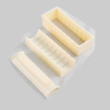 High-quality Plastic Manual Sushi Making Tool Kit with 5 Sushi Roll Molds