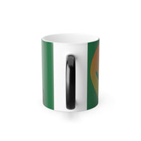 BuyMartianHome Abstract Alien Buy Martian Merch™ Color Morphing Mug, 11oz (TheBlogFAZ.com Green Sunrise)