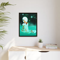 Purify Yourself In the Waters Of… – Framed 18x24 Canvas | Divine Feminine Water Sign Wall Art (Cancer, Scorpio, Pisces) | (FSC-Certified Wood) | International Shipping Available