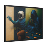 54 Mondays™ Project | Out of Sync Out of Touch – Beverly Hills Edition | Cosmic Noir Wall Art | Limited Gold Max Fuega™ Signature | FSC-Certified Framed Matte Canvas