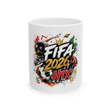 FIFA 2026 HTX Soccer Ceramic Mug — World Cup Fan Coffee Cup (11oz & 15oz) II