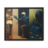 54 Mondays™ Project | Out Sight Out of Mind Out of Love – Beverly Hills Edition | Cosmic Noir Triptych | Limited Gold Max Fuega™ Signature | FSC-Certified Framed Matte Canvas