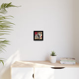 Dreams Remembered – Framed Elephant Canvas Art | Crimson Legacy Decor, Gift for Visionary Women | International Shipping Available