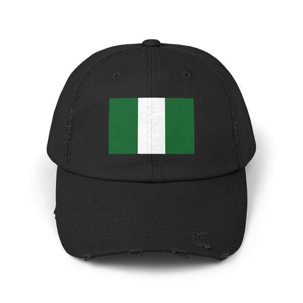 Your Fave Travel Merch | Nigerian Independence Day | Unisex Distressed Cap