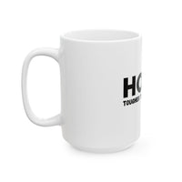 Hope Ceramic Mug #3 – “Tougher Than Tumors” Inspirational Pink Ribbon Coffee Cup | Gift for Cancer Survivor, Fighter, or Caregiver | 11oz or 15oz