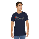 Love Me Like a Martian™ T-Shirt – Unisex Jersey Graphic Tee | Logic & Love Collection