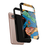 Indigenous Blue Google Pixel Tough Cases – Artistic Protective Covers | Fits Pixel 3 to Pixel 9 Pro | Licensed Design by Quuban Quinterro™