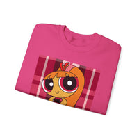 Your Fave Travel Merch | Blossom Pink Anime Plaid Unisex Sweatshirt (Various Colors)