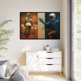 54 Mondays™ Project | Out of Orbit Out of Reach – Beverly Hills Edition | Cosmic Noir Wall Art | Limited Gold Max Fuega™ Signature | FSC-Certified Framed Matte Canvas