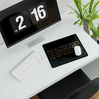 54 Mondays™ Project | M633™ Unlock The Cheat Codes To My Purpose Desk Mat (Various Sizes)